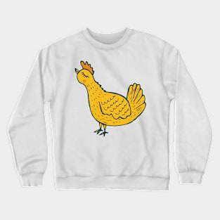 Yellow Hen Crewneck Sweatshirt